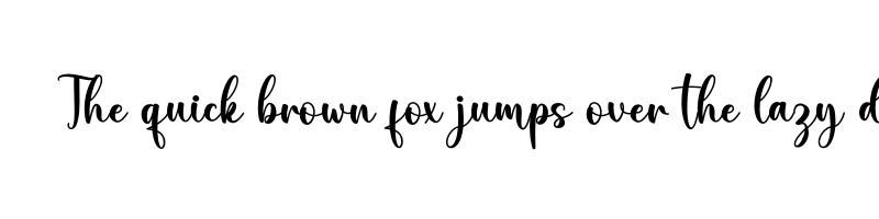 font preview of Kimberlyn OTF