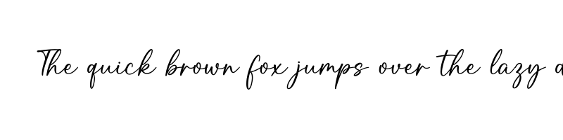 font preview of Kindly OTF