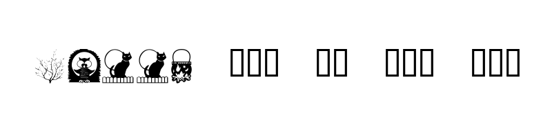 font preview of KR Boo Lane Regular