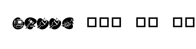font preview of KR Career Day Regular