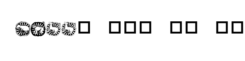 font preview of KR Chinese Zodiac Regular