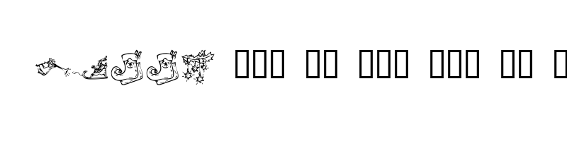 font preview of KR Christmas 2002 Dings 2 Regular