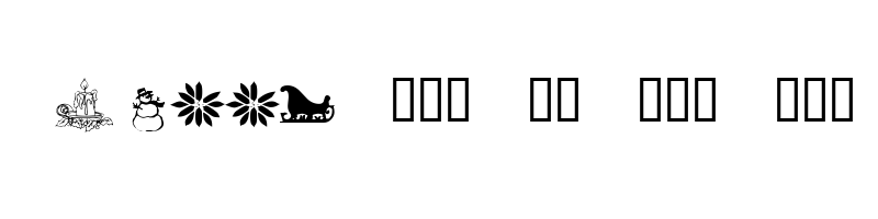 font preview of KR Christmas Time Regular