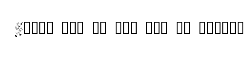 font preview of KR Civil War Regular