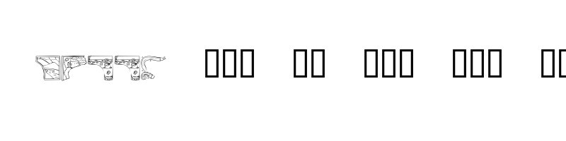 font preview of KR Corners 2 Regular