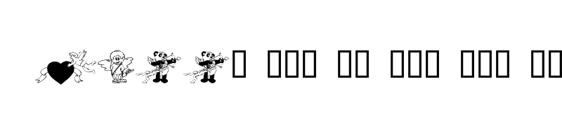 font preview of KR Cupids 2003 Regular