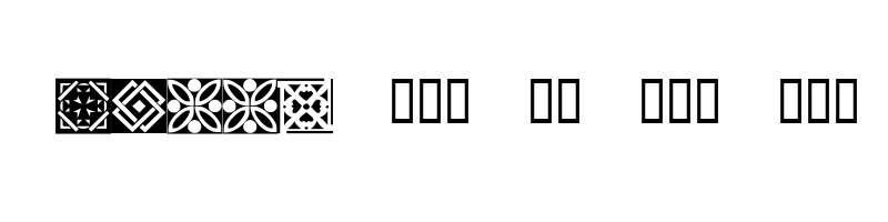 font preview of KR Fleurish Deco Regular