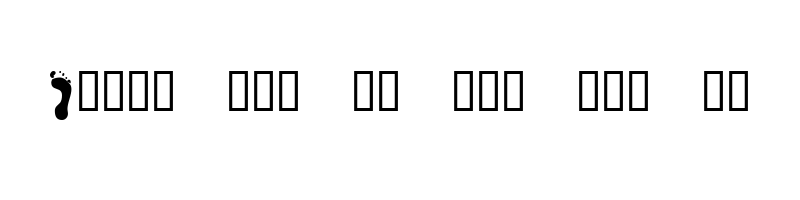 font preview of KR Katlings Eleven Regular
