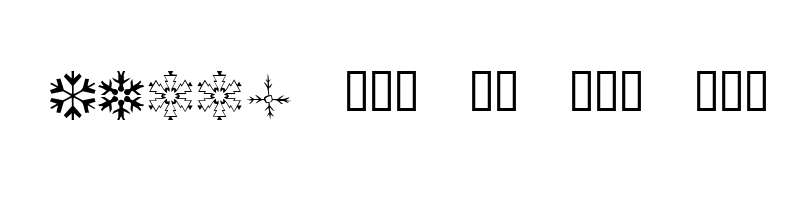 font preview of KR Kinda Flakey Regular