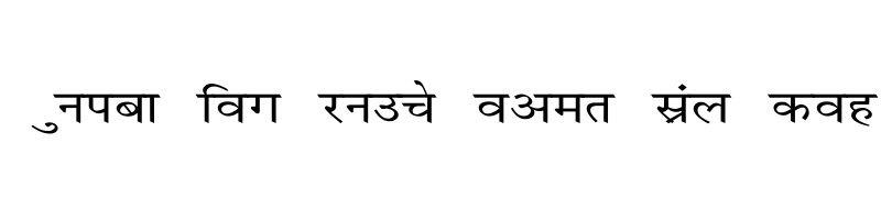 font preview of Krishna Wide Regular