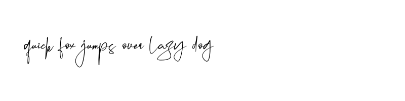 font preview of Krittany Signature Regular