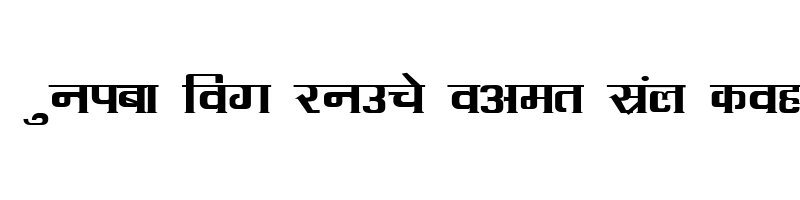 font preview of Kruti Dev 095 Regular