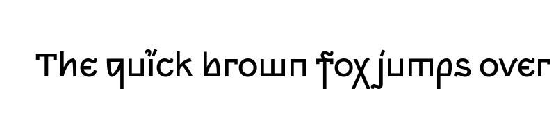 font preview of KyivRegion Regular