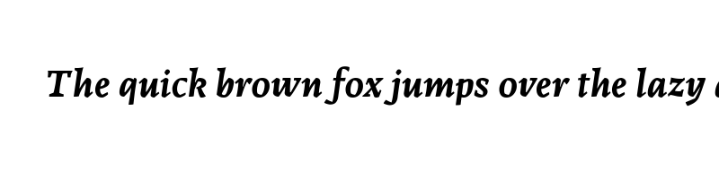 font preview of LelujaOriginal BoldItalic