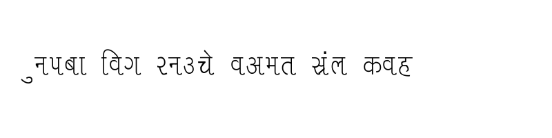 font preview of Liza Thin Regular