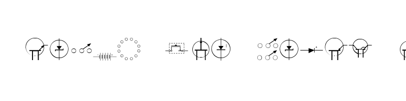 font preview of LMS Elec Regular
