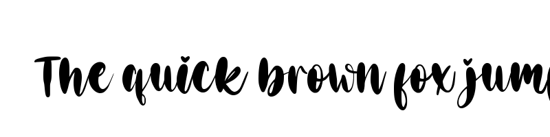 font preview of Loving me