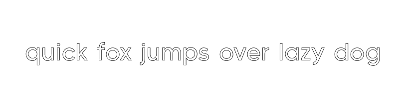 font preview of MADECARVINGOutline Regular