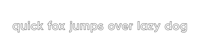 font preview of MADECARVINGOutline SemiBold