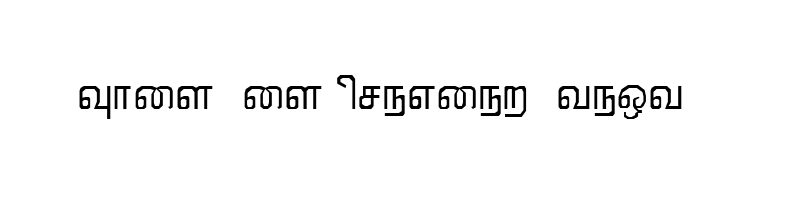 font preview of Mallikai Regular