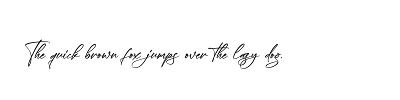font preview of Mantogna Signature