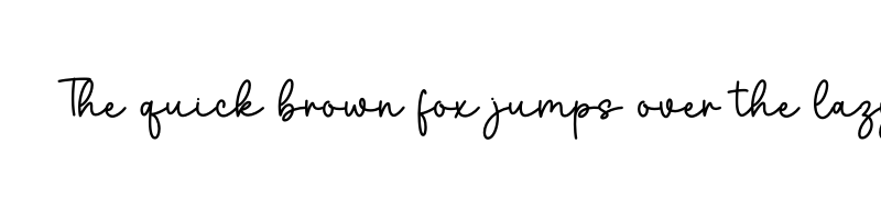 font preview of Marceline OTF