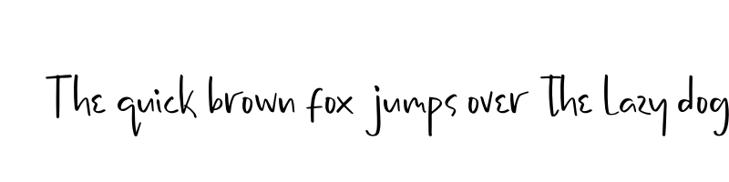 font preview of Marsden Noted