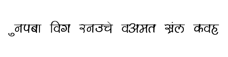 font preview of Maya Wide Regular