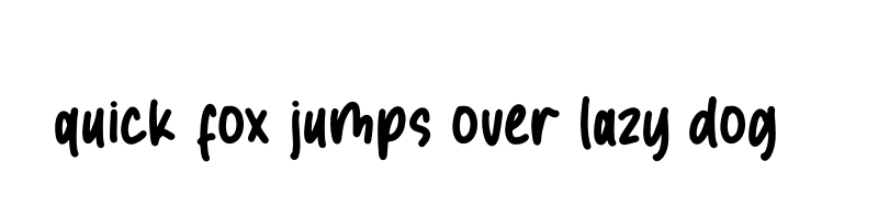 font preview of MIGHUEL