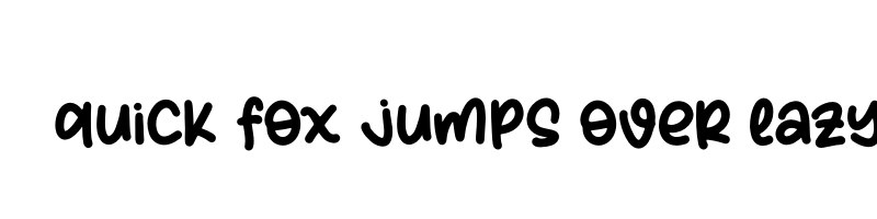 font preview of Milkshake Creps