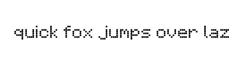 font preview of Minecart LCD