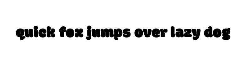 font preview of Modak Regular