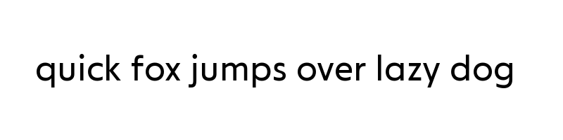 font preview of ModeskaTrial Regular