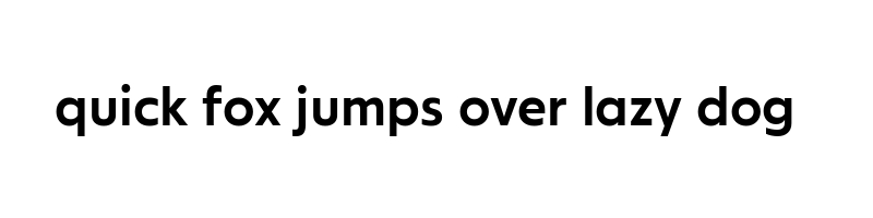 font preview of ModeskaTrial SemiBold