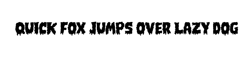 font preview of Monster of the Swamp