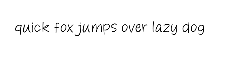 font preview of More Ideas otf
