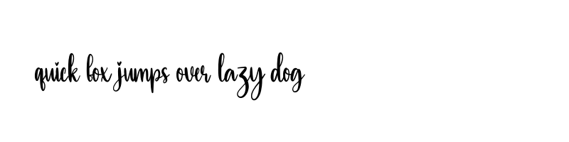 font preview of Mouthful