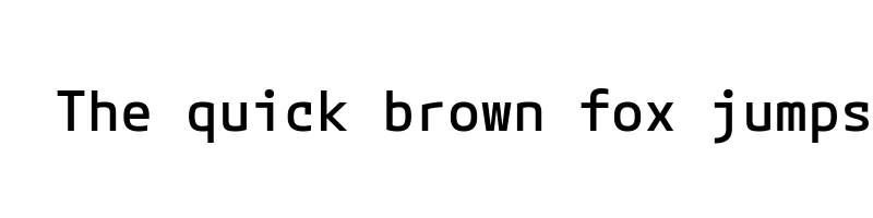 font preview of MPLUSCodeLatin Expanded Medium