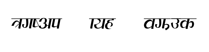 font preview of MtEverest Regular