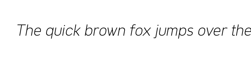 font preview of Never Mind Compact Extra Light Italic