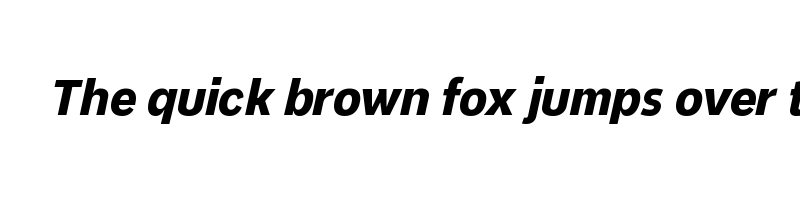 font preview of Never Mind Condensed Extra bold Italic