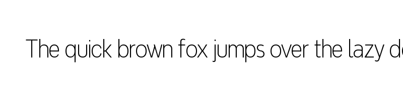 font preview of Never Mind Condensed Extra Light