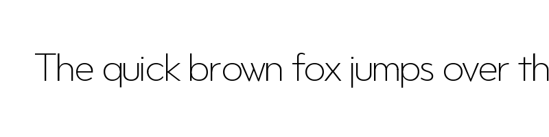 font preview of Never Mind Display Extra Light