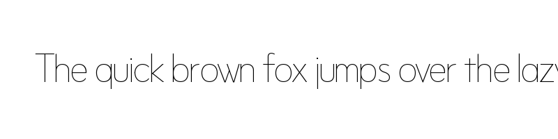 font preview of Never Mind Display Semi Condensed Thin