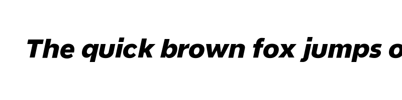 font preview of NeverMind HeavyItalic