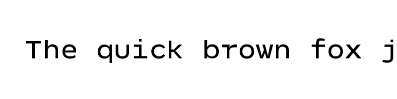 font preview of NeverMindMono Medium