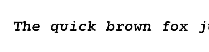 font preview of NeverMindRoundedMono DemiBoldItalic