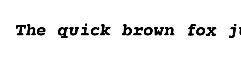 font preview of NeverMindRoundedMono ExtraBoldItalic