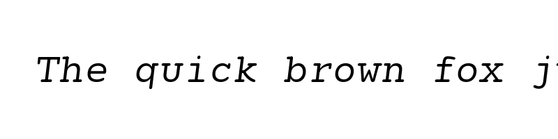 font preview of NeverMindRoundedMono RegularItalic
