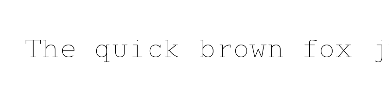 font preview of NeverMindRoundedMono Thin